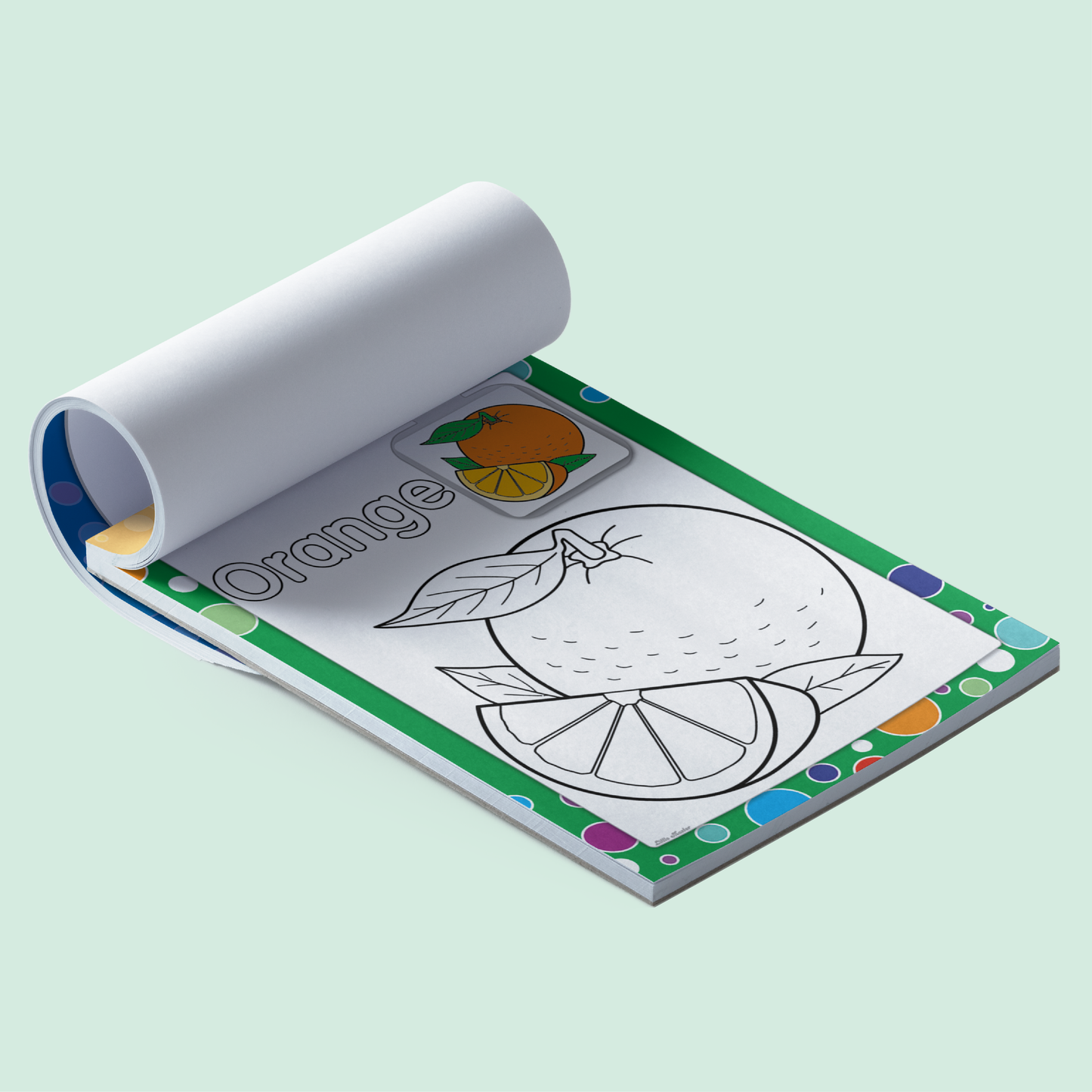 Let’s Be Artistic Coloring Pad | Fruits