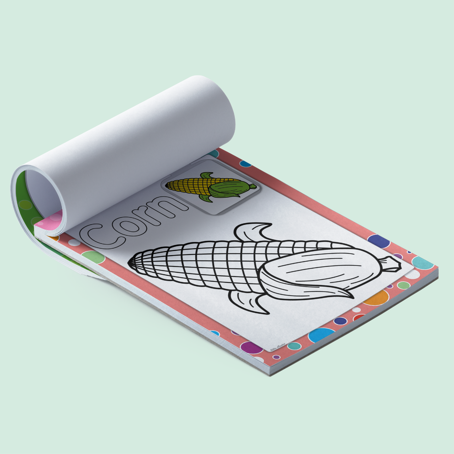 Let’s Be Artistic Coloring Pad | Vegetables