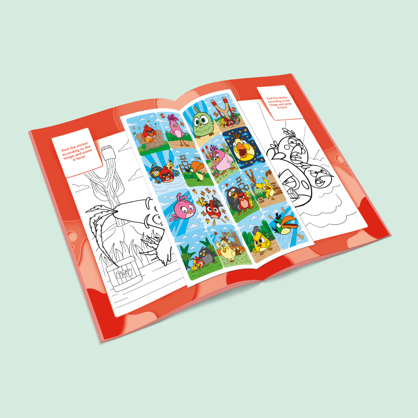 Coloring Stickers Book | Angry Birds