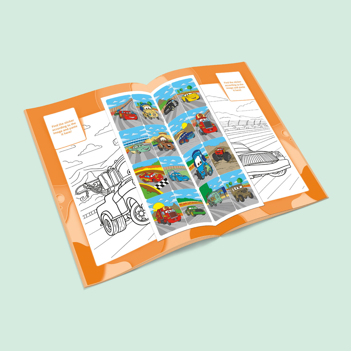 Coloring Stickers Book | Cras