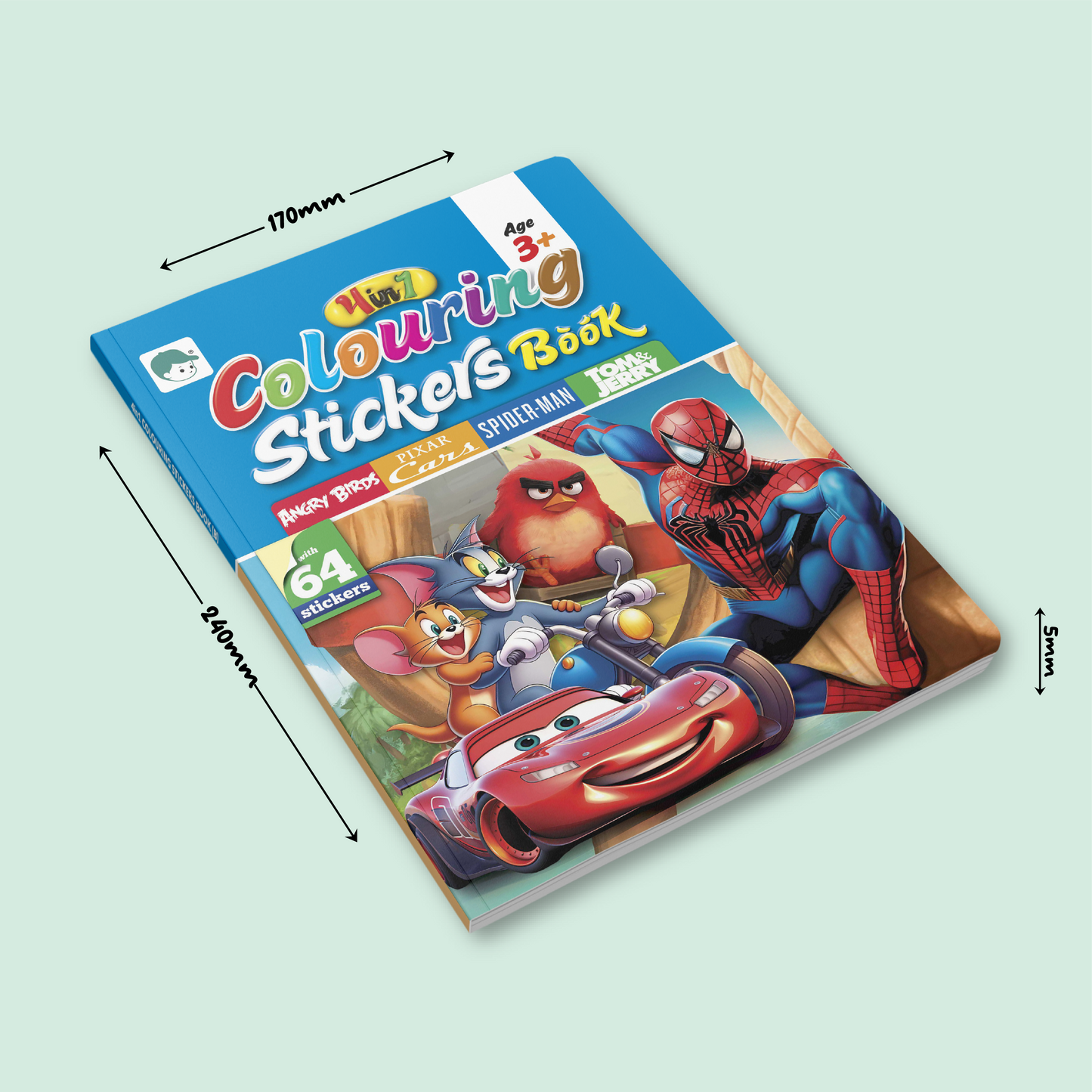 Coloring Stickers Book 4 in 1 | Book 1