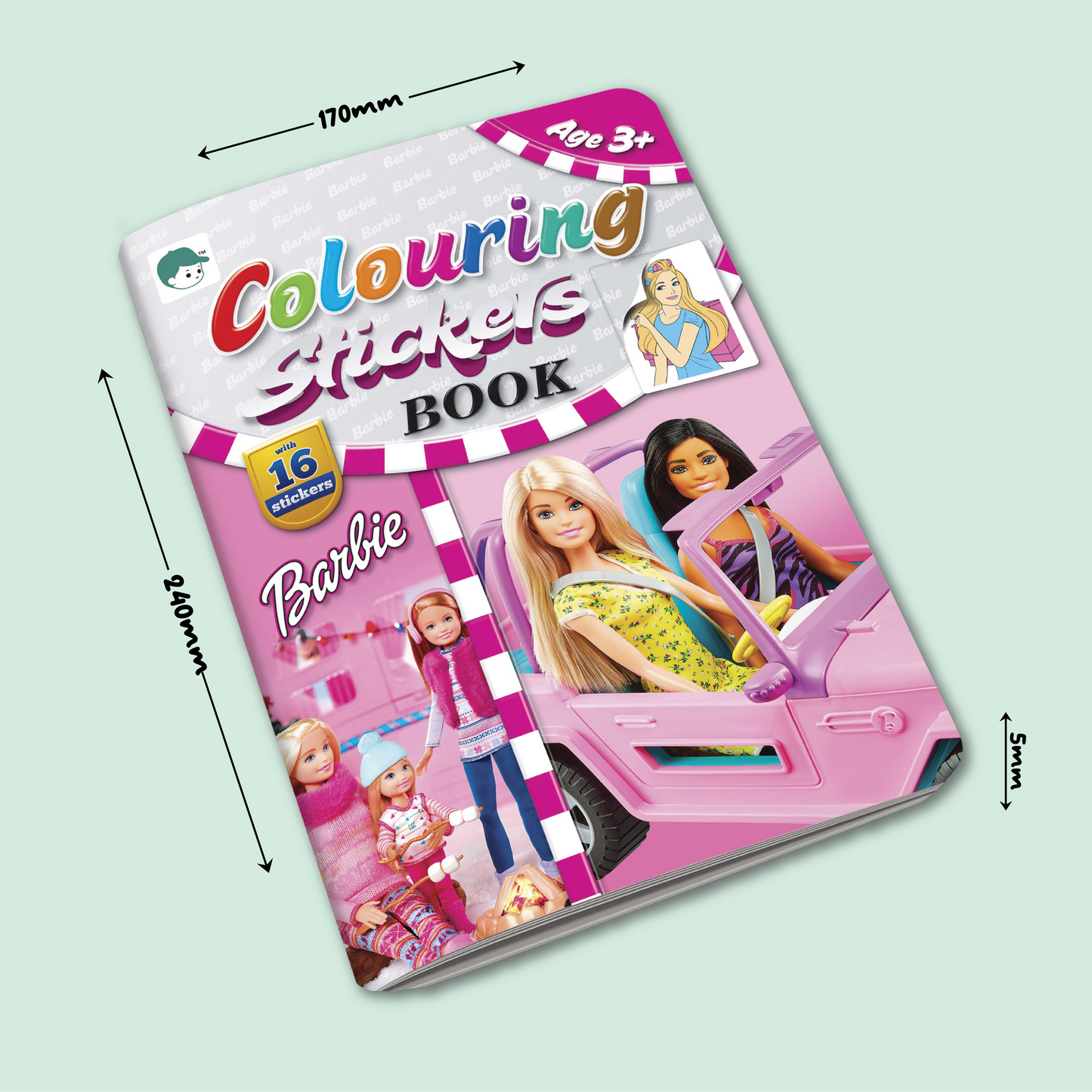 Coloring Stickers Book | Barbie