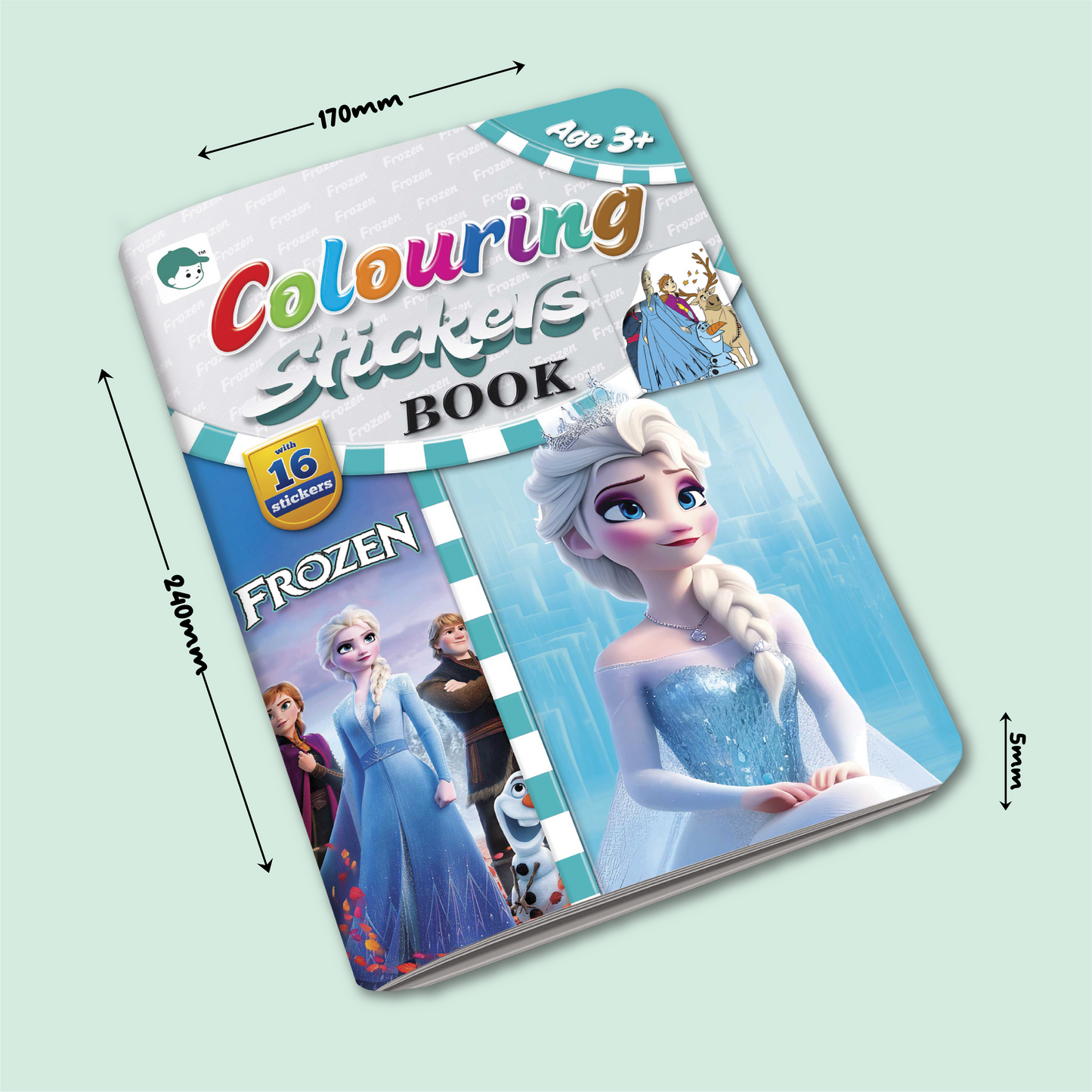 Coloring Stickers Book | Frozen