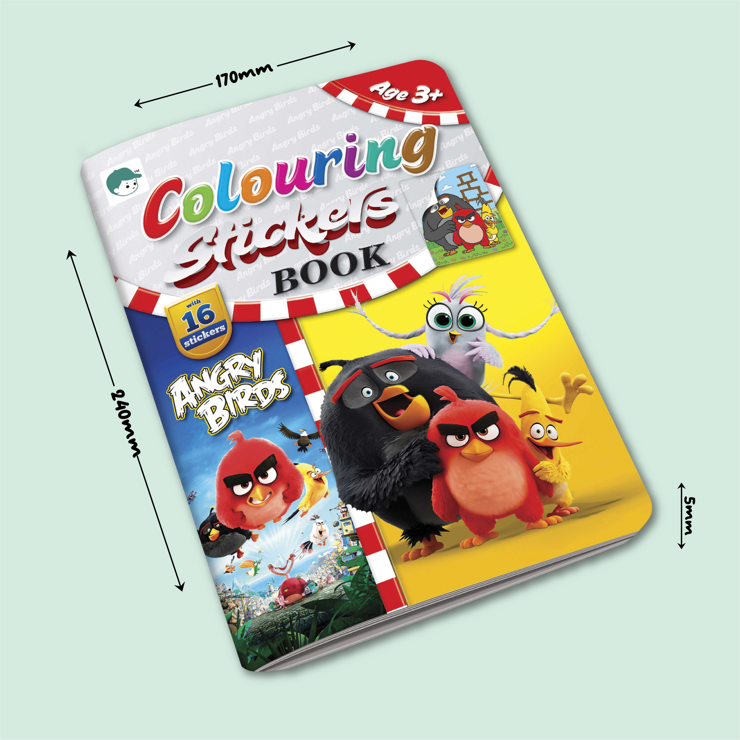 Coloring Stickers Book | Angry Birds
