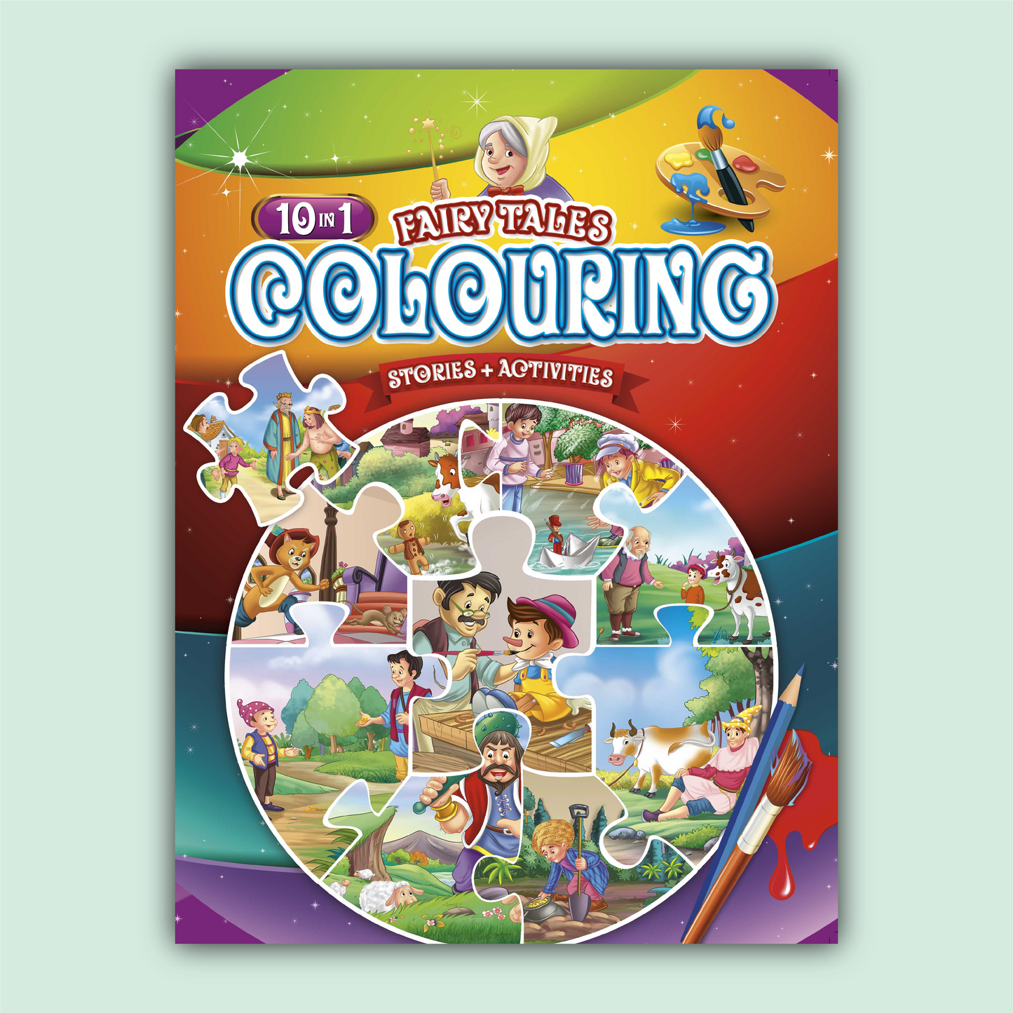 Fairy Tales Coloring 10 in One | Book 2