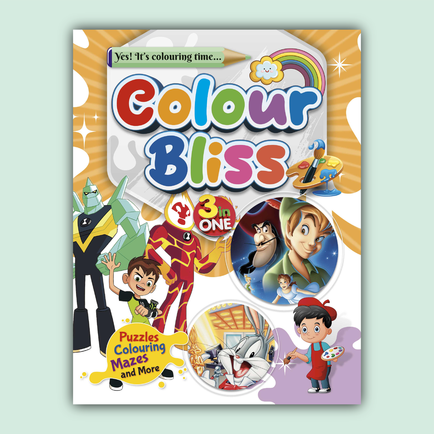 Color Bliss 3 in One | Ben 10, Peter Pan and Bugs Bunny