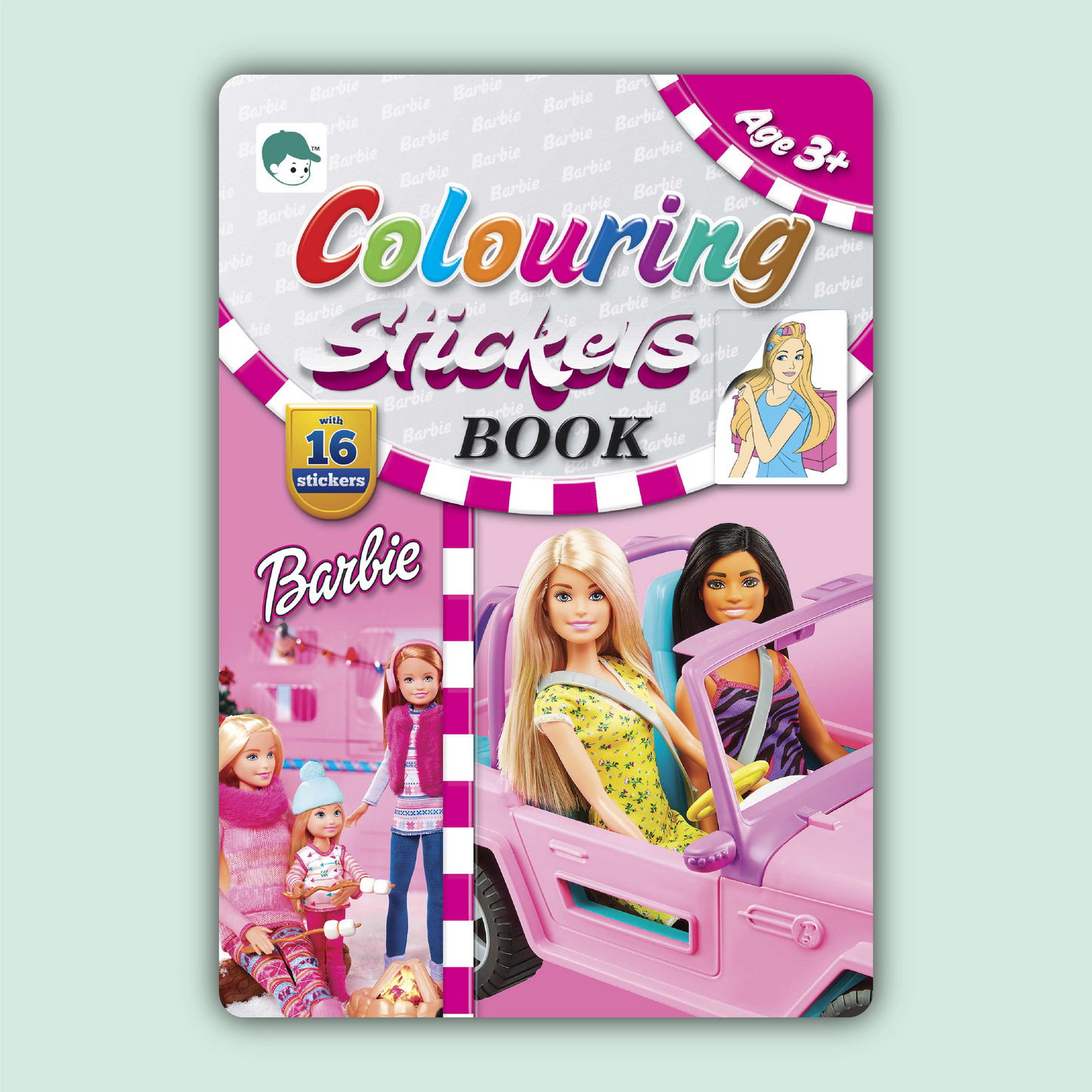 Coloring Stickers Book | Barbie