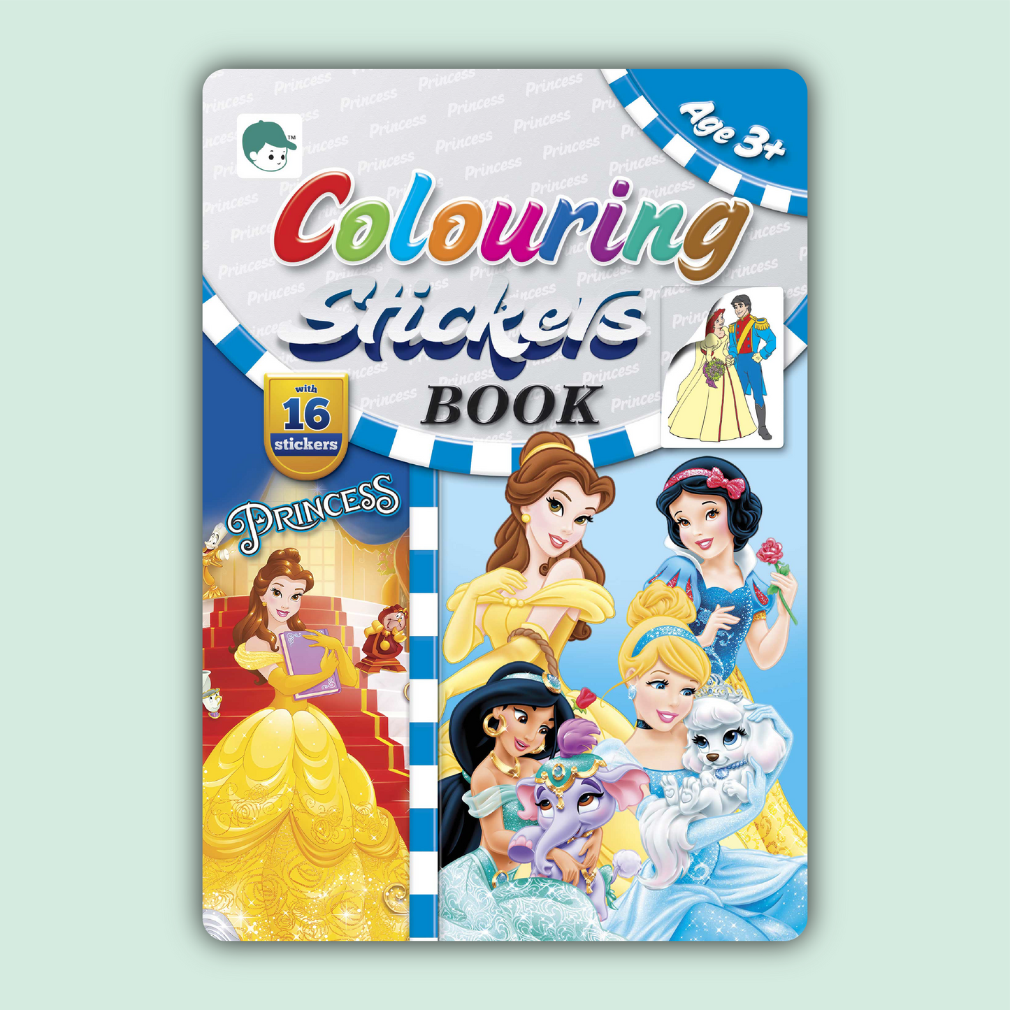Coloring Stickers Book | Princess