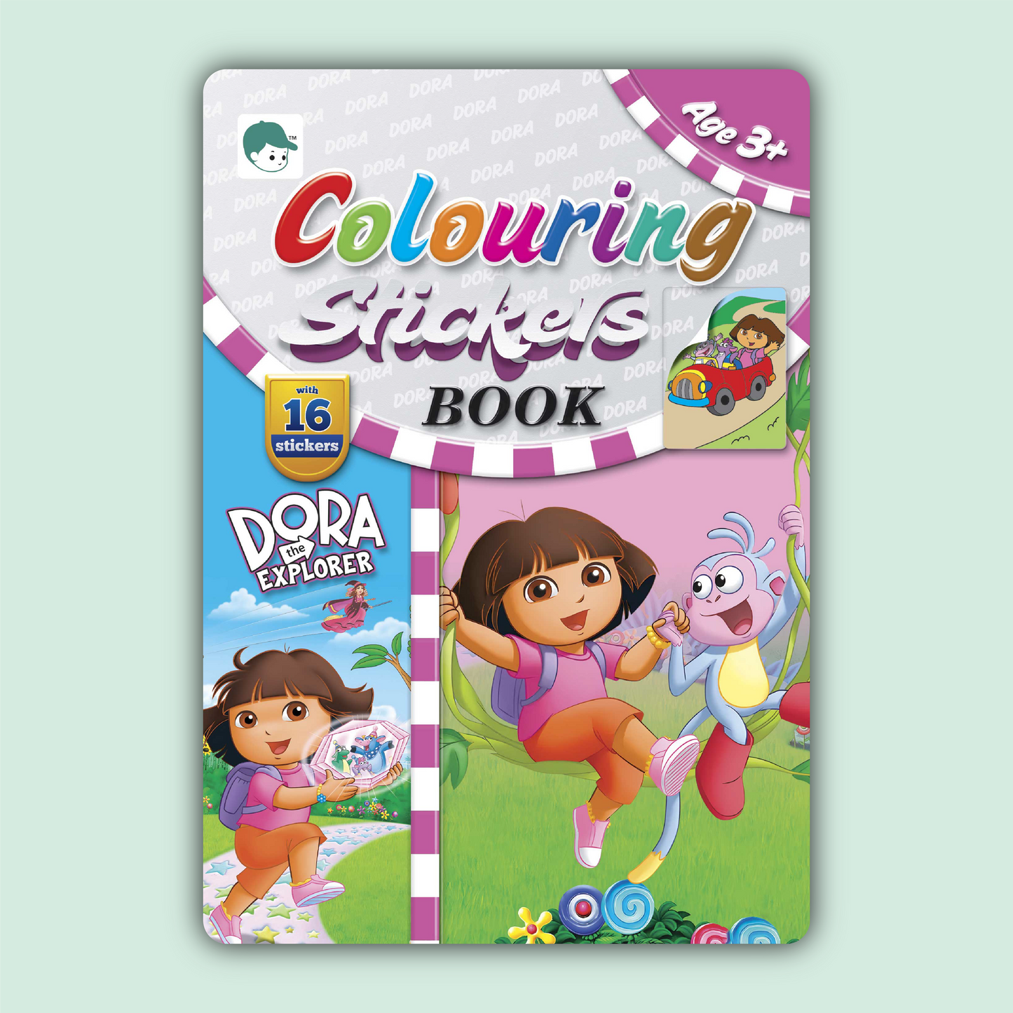 Coloring Stickers Book | Dora