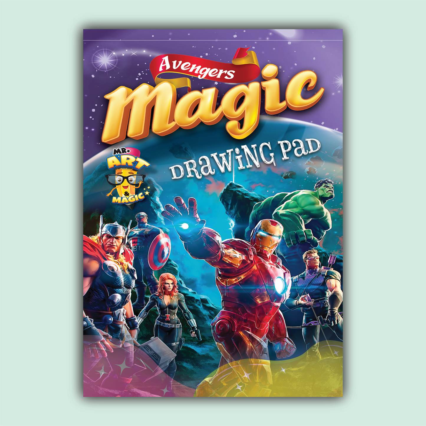 Magic Drawing Pad | Avengers and Pixar Cars
