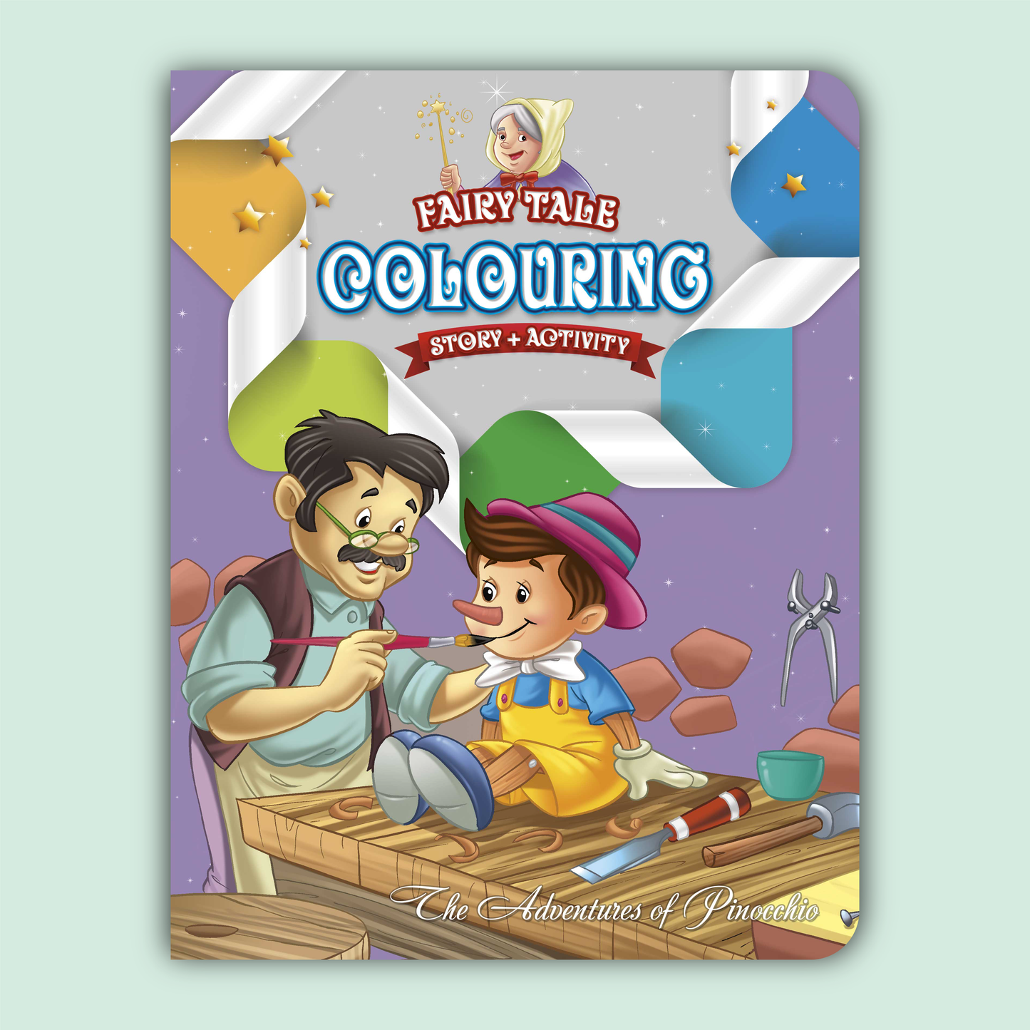 Fairy Tale Story & Activity Coloring Book | The Adventures of Pinocchio
