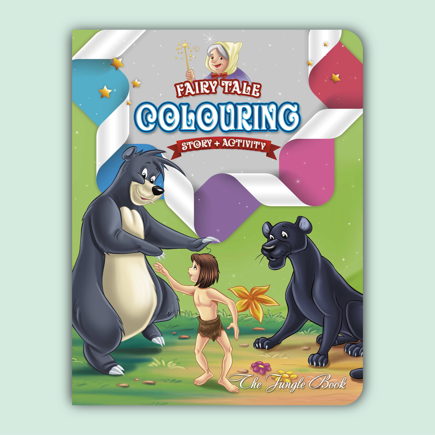 Fairy Tale Story & Activity Coloring Book | The Jungle Book