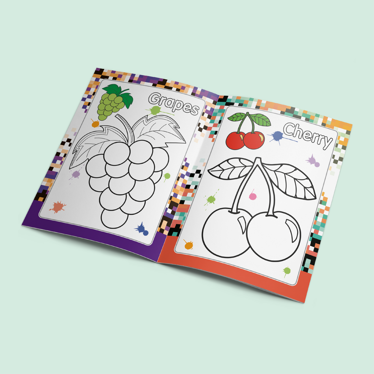 Learner’s Activity Coloring | Fruits