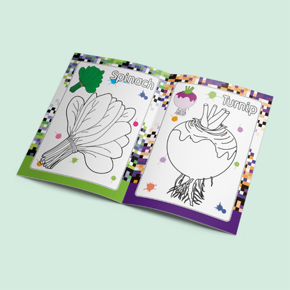 Learner’s Activity Coloring | Vegetables