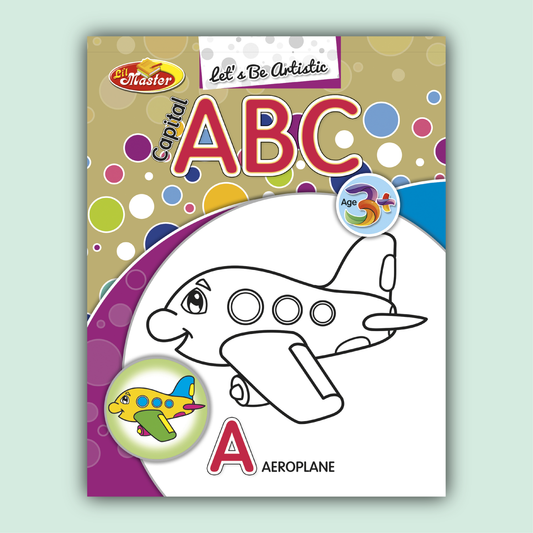 Let’s Be Artistic Coloring Pad | Capital Alphabets