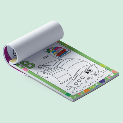 Let’s Be Artistic Coloring Pad | Capital Alphabets