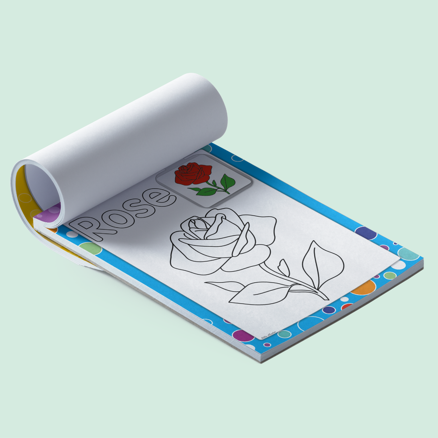 Let’s Be Artistic Coloring Pad | Flowers