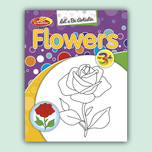 Let’s Be Artistic Coloring Pad | Flowers