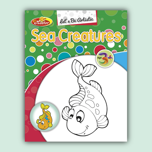 Let’s Be Artistic Coloring Pad | Sea Creatures