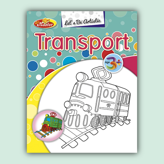 Let’s Be Artistic Coloring Pad | Transport