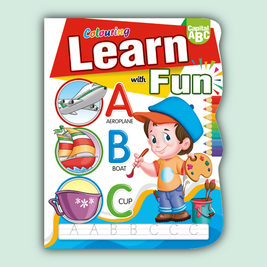 Coloring Learn with Fun | Capital Alphabets