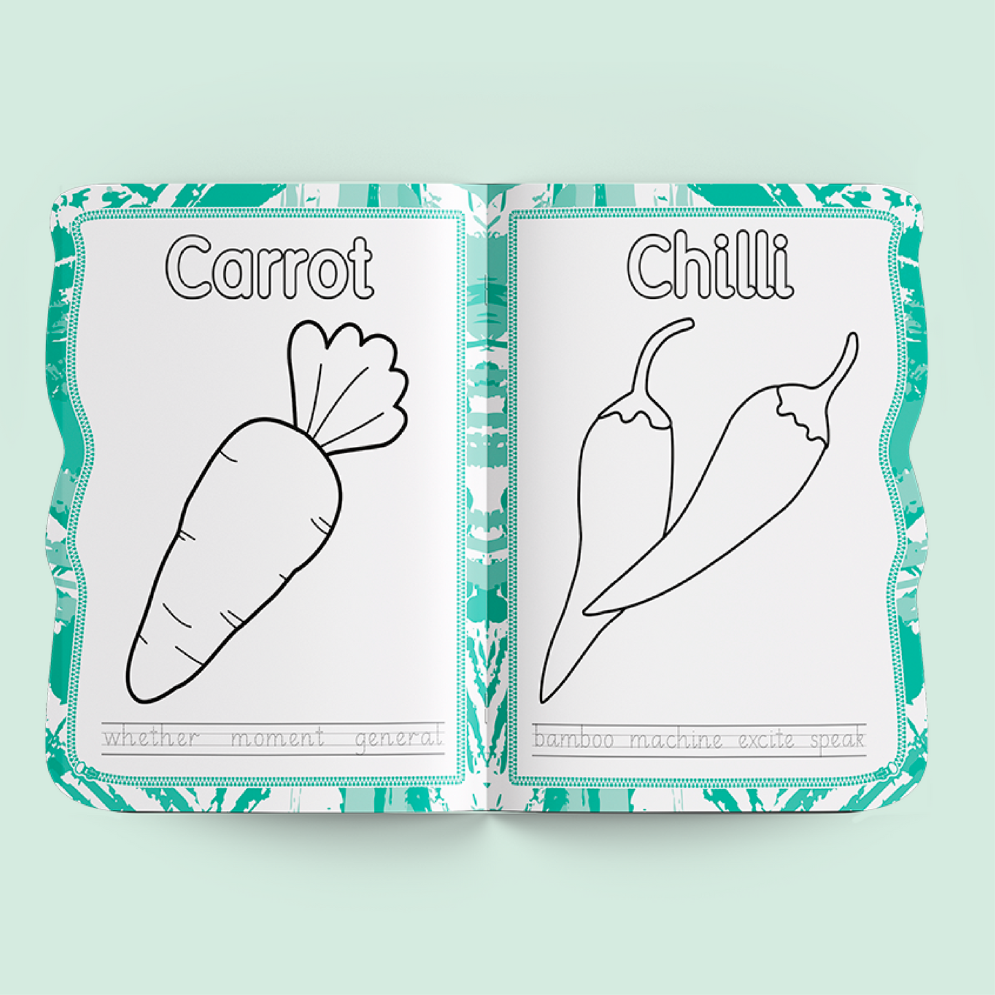 Coloring Learn with Fun | Vegetables