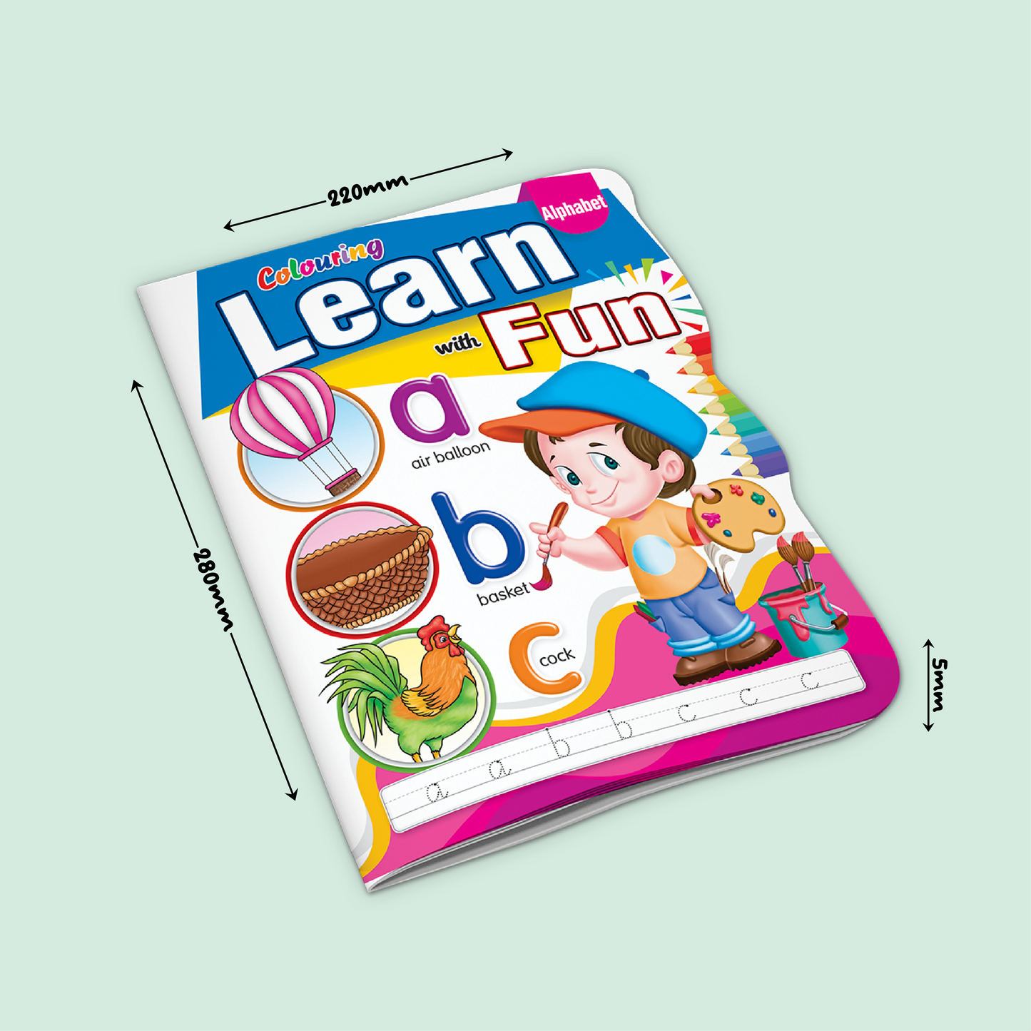 Coloring Learn with Fun | Small Alphabets
