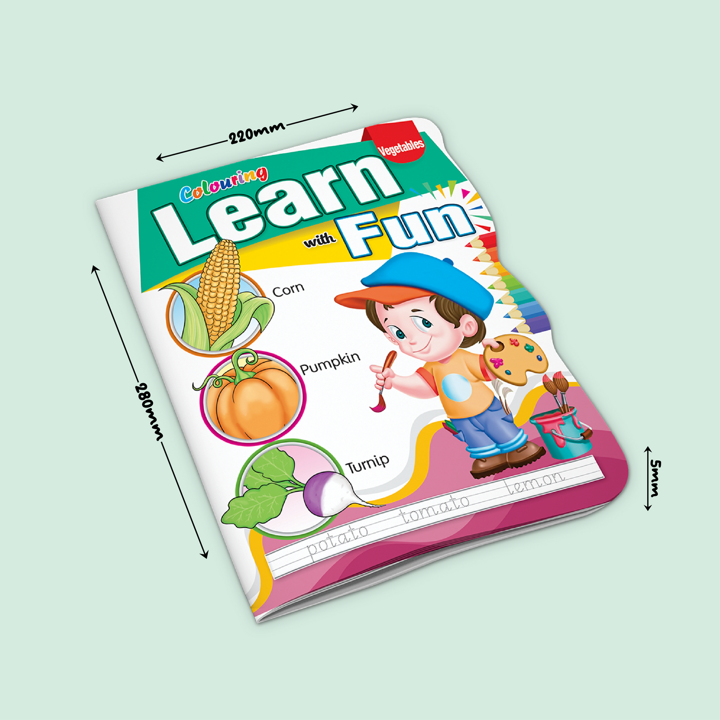 Coloring Learn with Fun | Vegetables