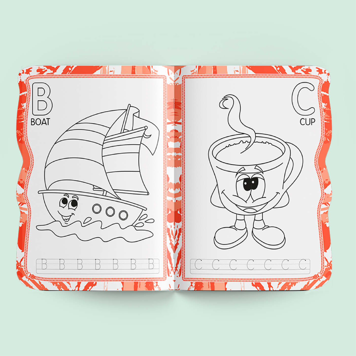 Coloring Learn with Fun | Capital Alphabets