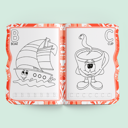 Coloring Learn with Fun | Capital Alphabets