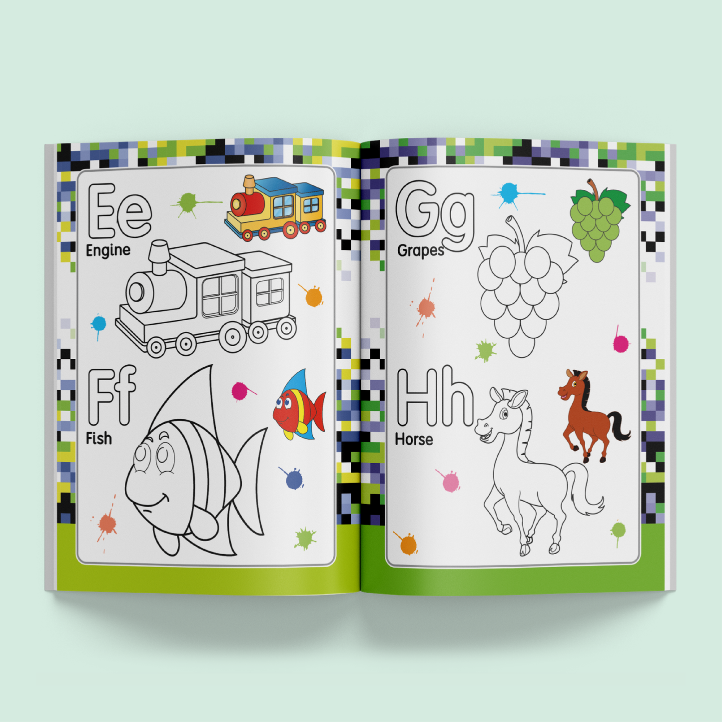 Pre School 10 in 1 Color Book