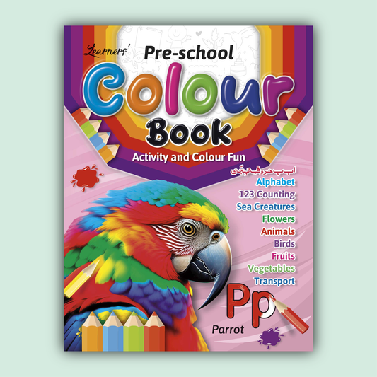 Pre School 10 in 1 Color Book
