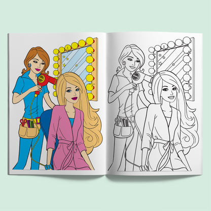 Jumbo Toon Coloring | Barbie