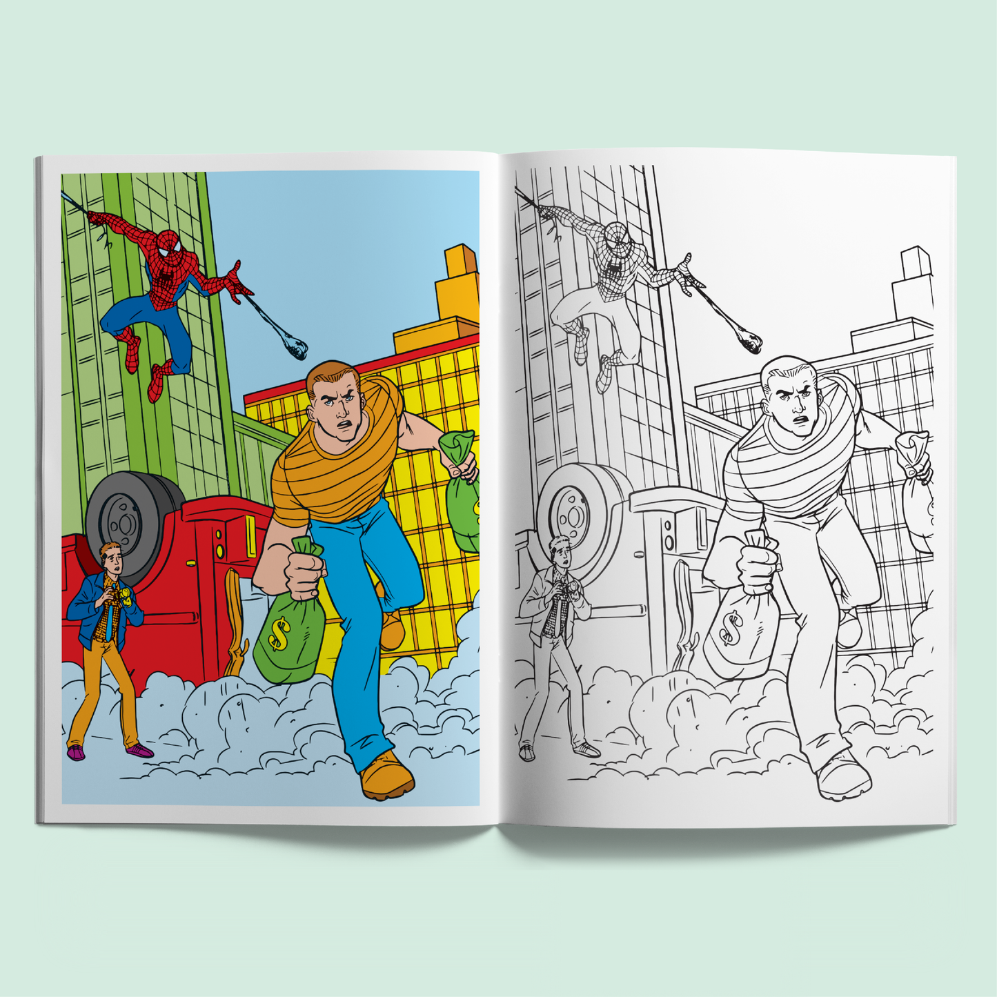 Jumbo Toon Coloring | Spider Man