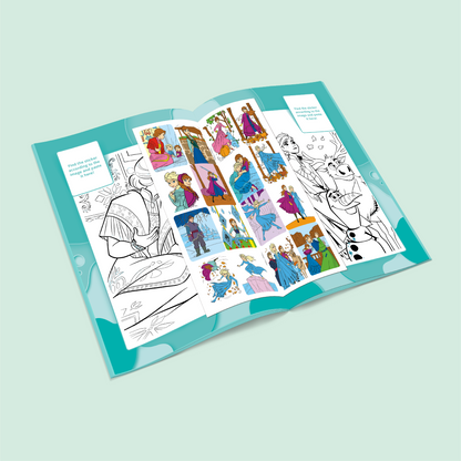Coloring Stickers Book | Frozen