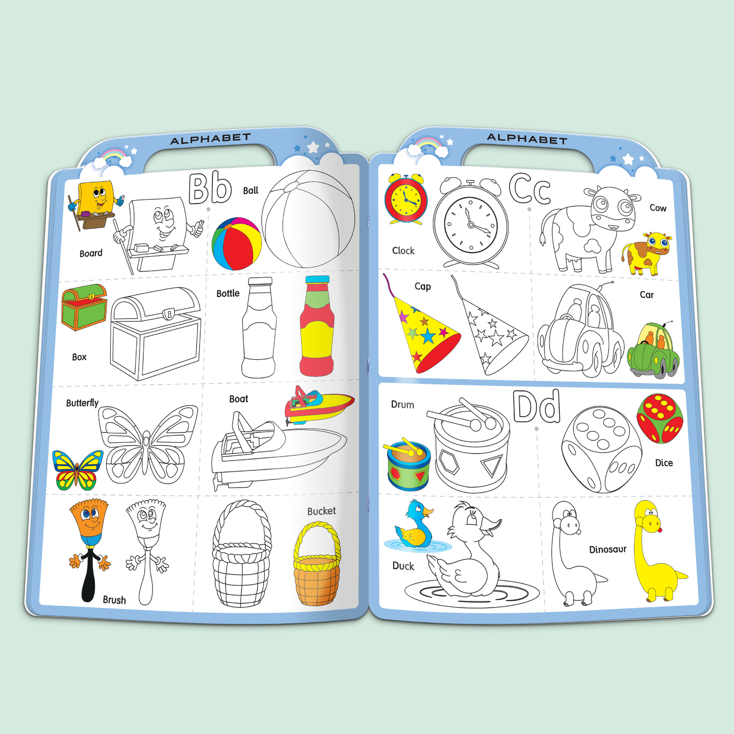 Alphabet Coloring Book | A to Z with Activities