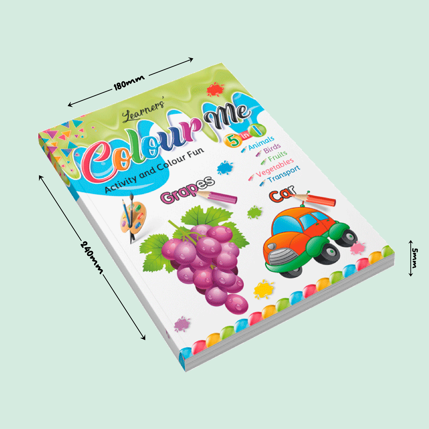 Color Me 5-in-1 Activity and Color Fun |Book 2
