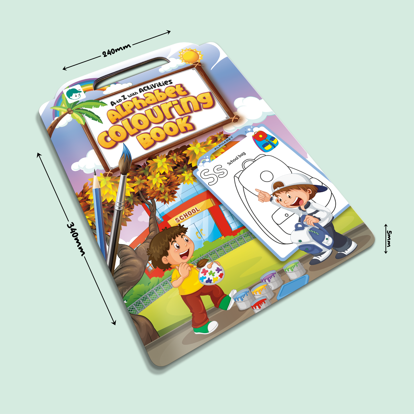 Alphabet Coloring Book | A to Z with Activities