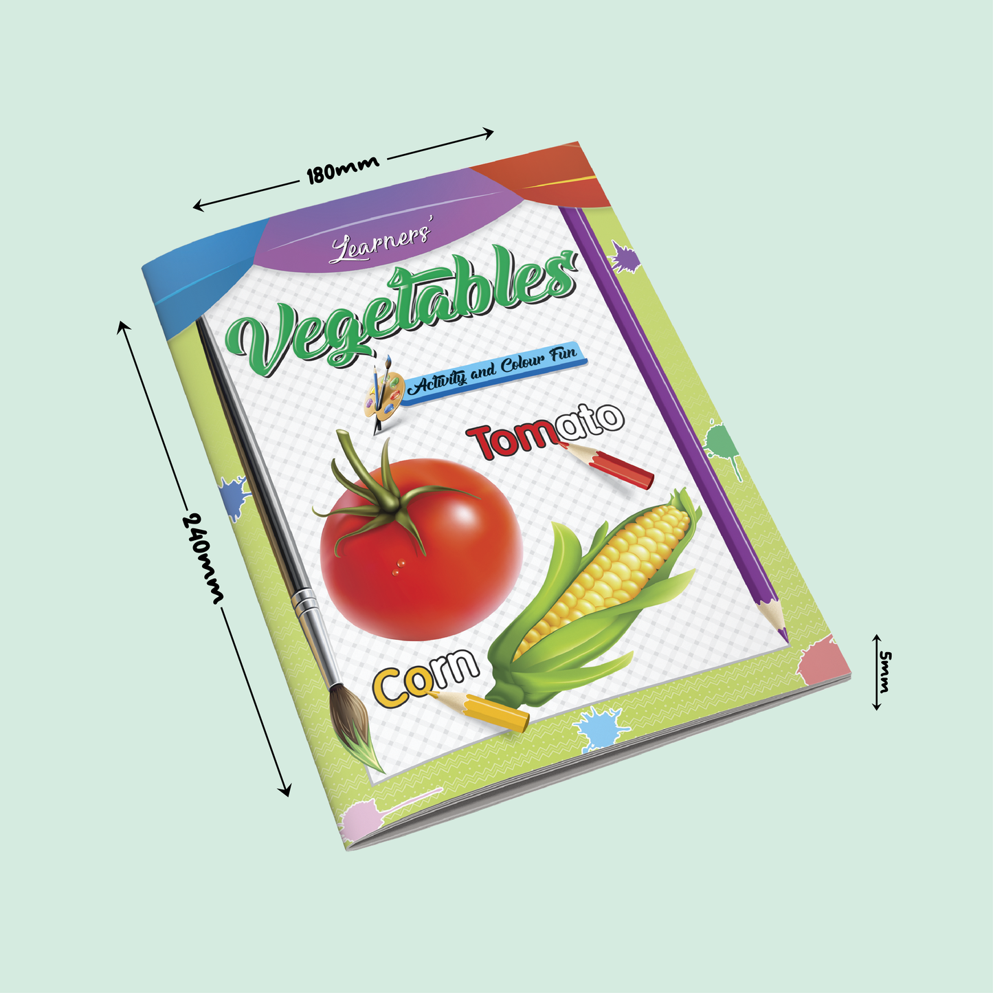 Learner’s Activity Coloring | Vegetables