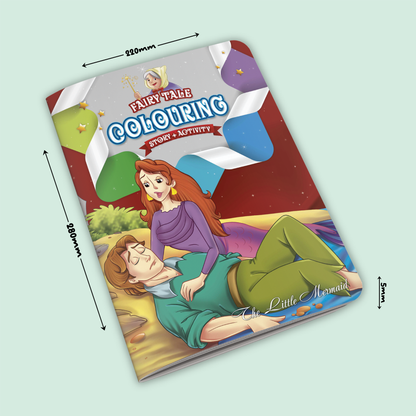 Fairy Tale Story & Activity Coloring Book | The Little Mermaid