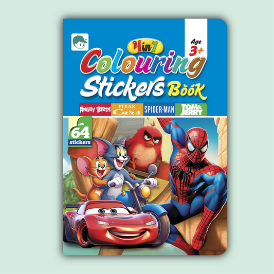 Coloring Stickers Book 4 in 1 | Book 1