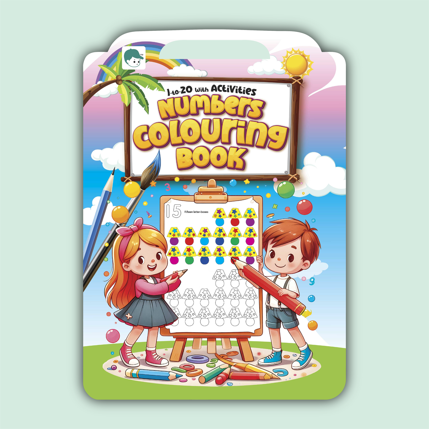 Numbers Coloring Book | 1 to 20 with Activities