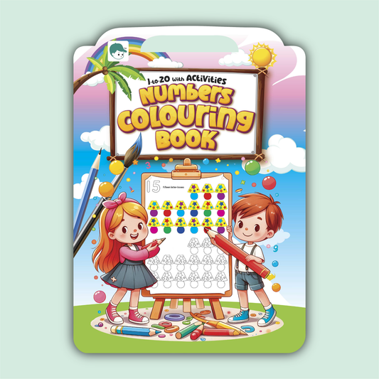 Numbers Coloring Book | 1 to 20 with Activities