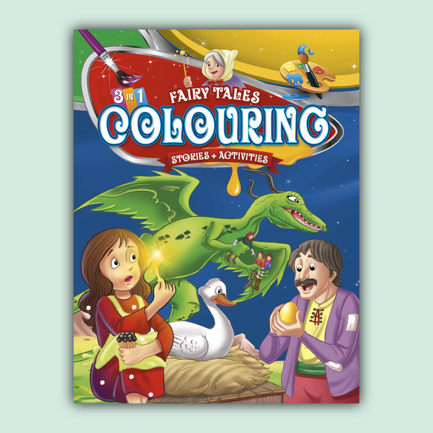 Fairy Tales Coloring 3 in One | Book 3