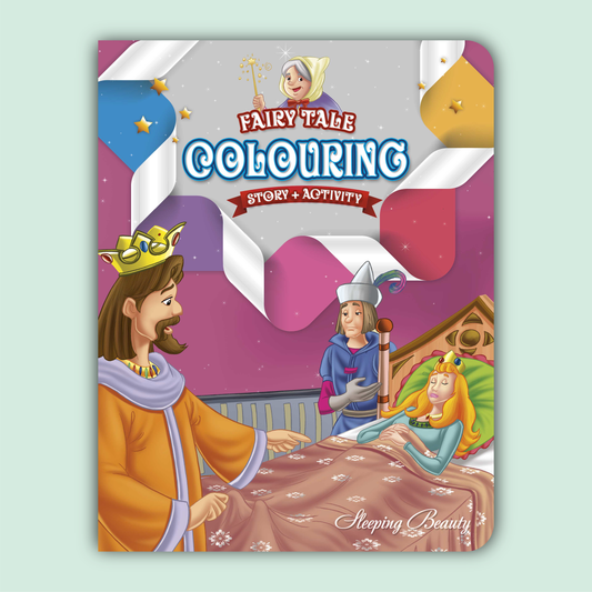 Fairy Tale Story & Activity Coloring Book | Sleeping Beauty