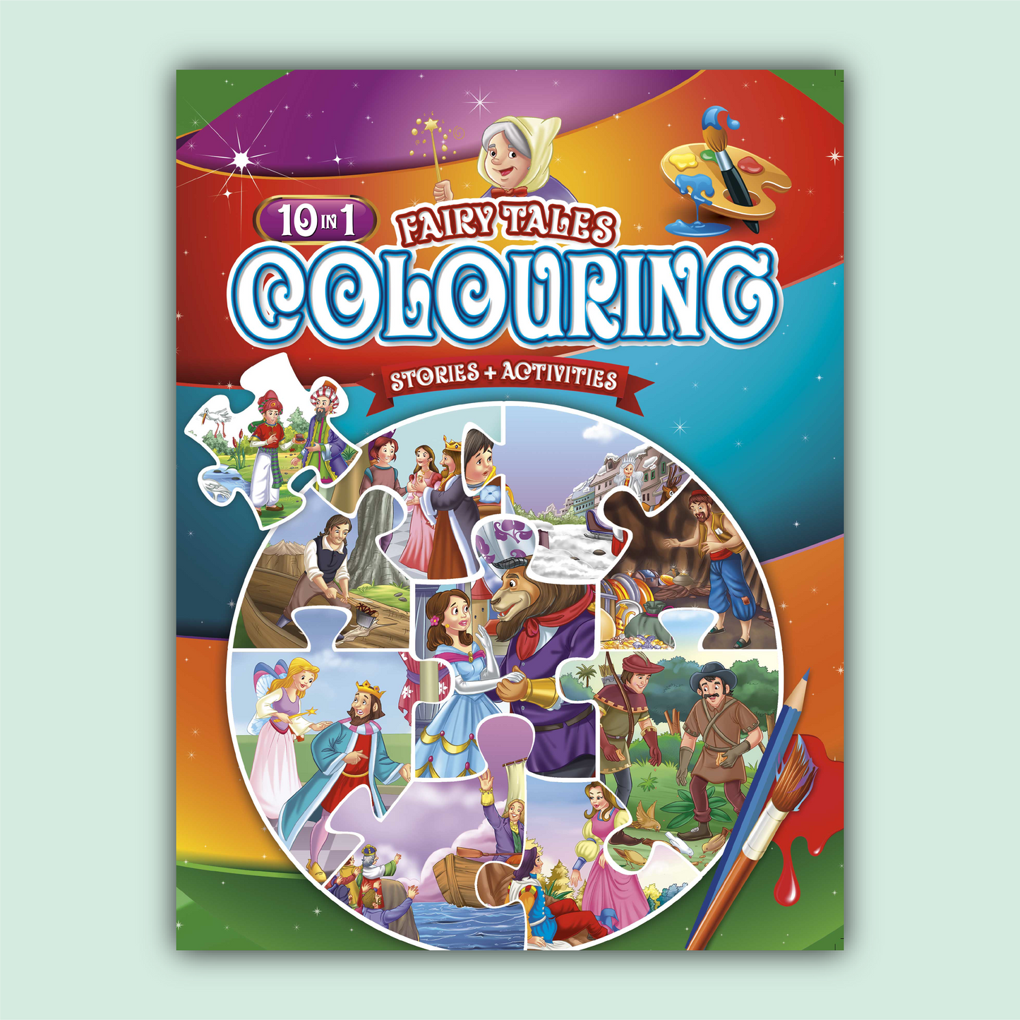 Fairy Tales Coloring 10 in One | Book 4