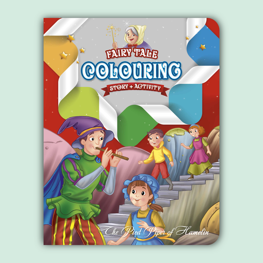 Fairy Tale Story & Activity Coloring Book | The Pied Piper of Hamelin