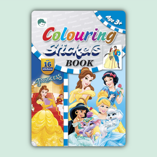 Coloring Stickers Book | Princess