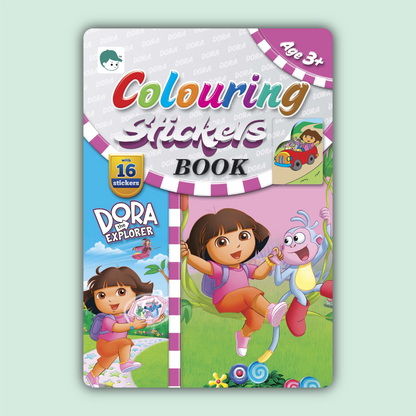 Coloring Stickers Book | Dora