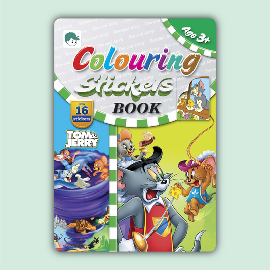 Coloring Stickers Book | Tom and Jerry